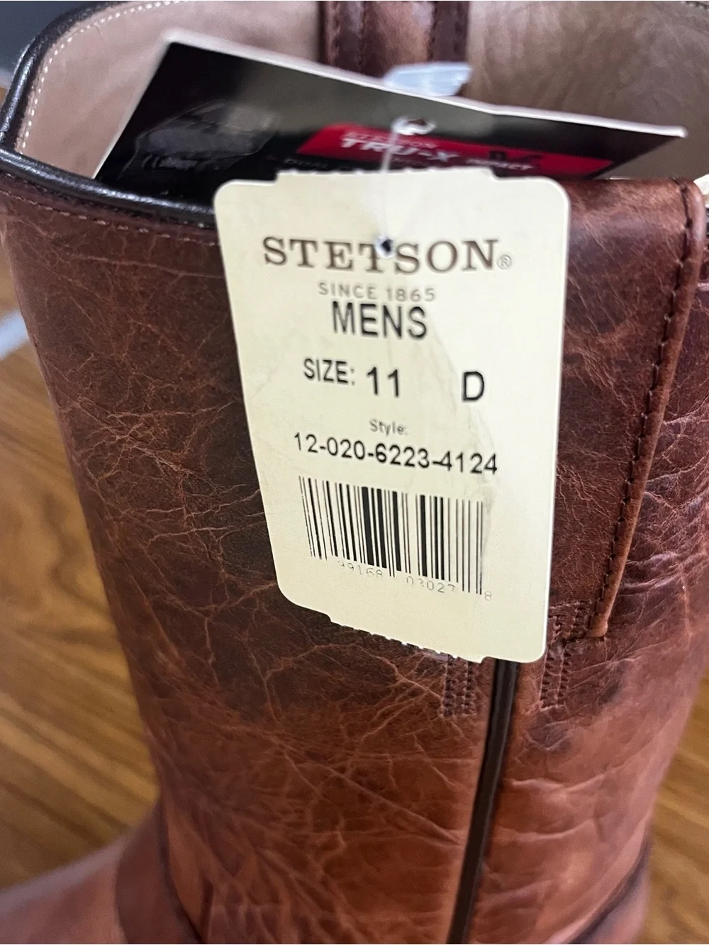NIB Stetson Men’s Harness Boots